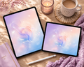 Dreamy Pastel Ribbon Tablet Wallpaper | iPad Digital Download
