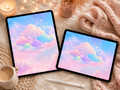 Dreamy Pastel Cloud Wallpaper — iPad & Tablet Digital Download